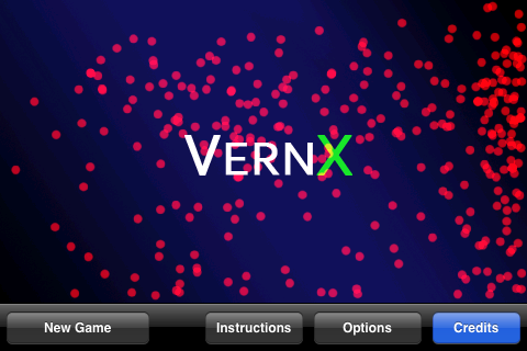 VernX Title Screen