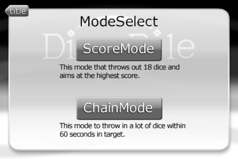 Dice Pile mode select
