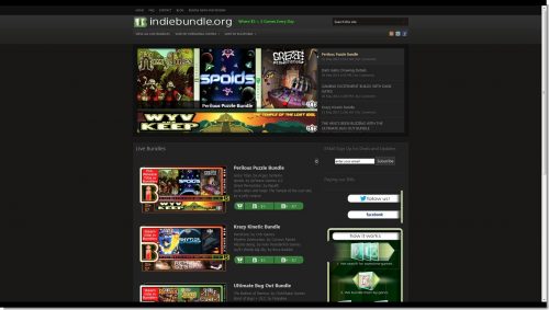 IndieBundle.org   Where $5 = 3 Games Every Day