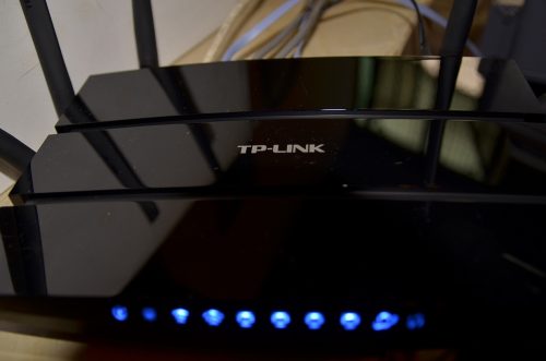 router top view