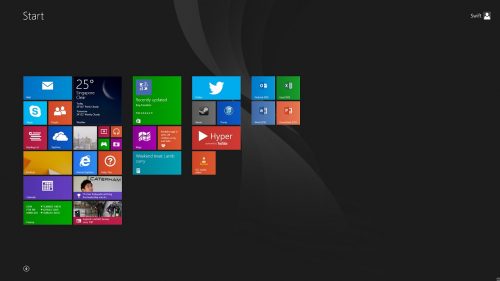 Windows 8 Home Screen