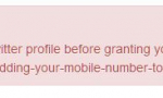 How to Add Mobile Number to Twitter Account