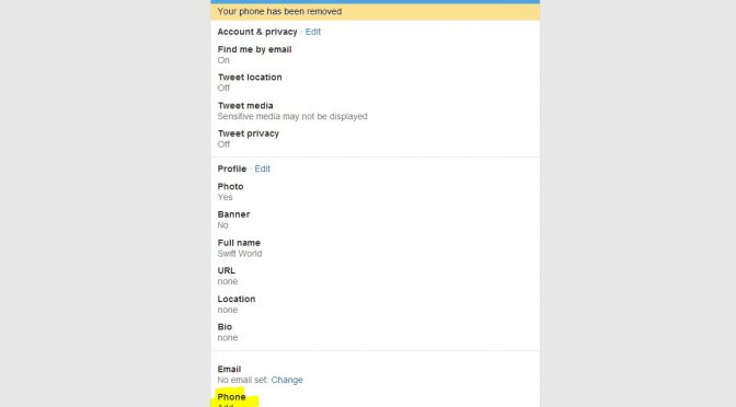 How to Add Mobile Number to Twitter Account